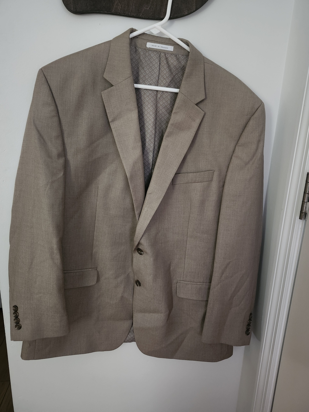 Chaps Men's Taupe Sport Coat Blazer